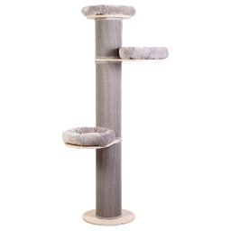 Poste Rascador Natural Paradise Jasmine XXL para gatos - Gris claro
