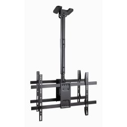 TooQ LPCE2286TSLI-B Soporte de Techo para 2 Pantallas 43"-86" Negro