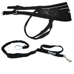 Kit NEEWA canicross: cinturón + línea de tiro - Línea de tiro (150 x 2,5 cm) + cinturón (hasta 110 cm)