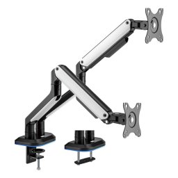 Aisens Soporte de Mesa RGB Gaming Contrapeso Giratorio e Inclinable para Monitor/TV 9Kg de 17-32