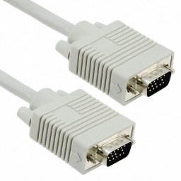 Cable VGA XGA Premium HPDB Macho - Macho de 15m Blanco