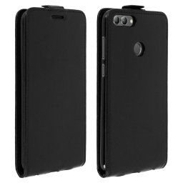 Avizar Funda Billetera Vertical Negra para Huawei P Smart