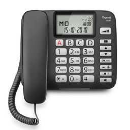 Gigaset DL580 Teléfono Fijo Negro