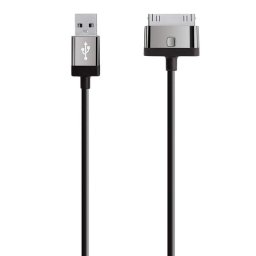 Belkin MixIt Cable USB a Apple 30 Pines Negro
