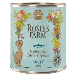 Rosie's Farm Adult 6 x 800 g - Pescado y pollo
