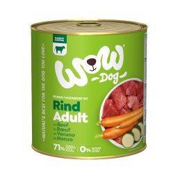 WOW Adult 6 x 800 g comida húmeda para perros - Vacuno