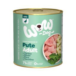 WOW Adult 6 x 800 g comida húmeda para perros - Pavo
