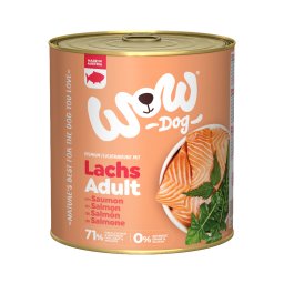 WOW Adult 6 x 800 g comida húmeda para perros - Salmón