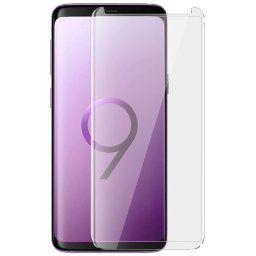 Avizar Protector Cristal Templado con Bordes Curvos para Samsung Galaxy S9 Plus