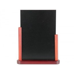 Pizarra negra liderpapel doble cara de madera con superficie para rotuladores tipo tiza 21x30cm