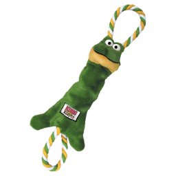 KONG Tugger Knots rana de peluche con sonido para perros - 1 unidad