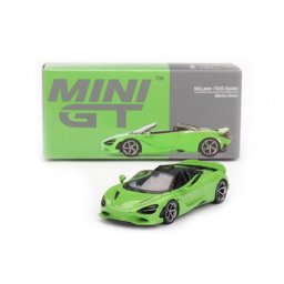 McLaren 750S Spider 2024 Mantis Green MiniGT Escala 1:64 (MGT00783)