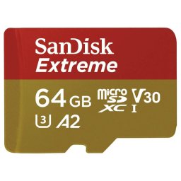 Sandisk Extreme MicroSDXC 64GB Clase 3 UHS-I + Adaptador