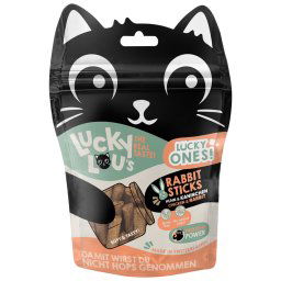 Lucky Lou Lucky Ones Sticks - 8 x 50 g Pollo y conejo