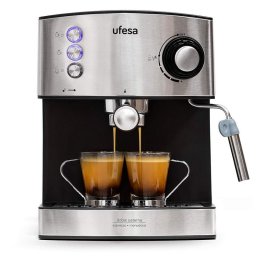 Ufesa CE7240 Cafetera Express 20 Bares 1.6L 850W Negro/Inox