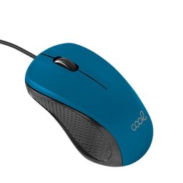 Cool Wired Ratón con cable USB Azul