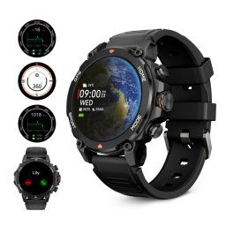 Ksix Smartwatch Explorer GPS Pantalla AMOLED 1,43 5ATM negro