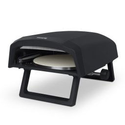 H.Koenig GINO640 Horno de Pizza a Gas con Superficie Giratoria 32cm Negro