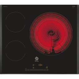 Balay 3EB767LQ Placa Vitrocerámica 3 Zonas Negra Biselada