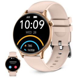 Ksix Smartwatch Core 2 AMOLED 1,43 Modos Deporte y Aalud Asistente Voz, Rosa