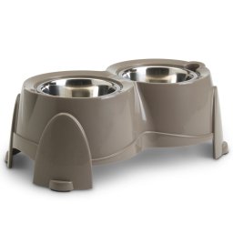 Comedero alto Savic Ergo Feeder - 2 x 0,85 l, diámetro 15,5 cm, altura 18 cm