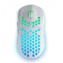 Mars Gaming MMW3 Ratón Gaming Inalámbrico RGB Flow 3200DPI Blanco