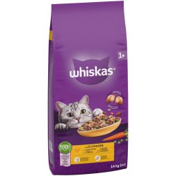 Whiskas 1+ pollo - 14 kg
