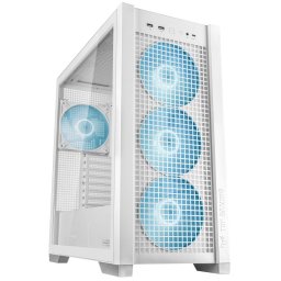 ASUS TUF Gaming GT302 ARGB Midi Tower EATX Cristal Templado USB-C Blanca