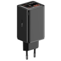 Baseus GaN6 Pro 65W Cargador Smartphone y Portátiles 4 USB: 2xUSB-C/2xUSB-A Negro