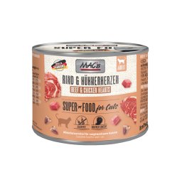 MAC's Cat 12 x 200 g - Pack Ahorro - Vacuno y corazones de pollo