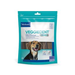 VEGGIEDENT Fresh snacks dentales vegetales para perros - 15 x 26 g M para perros medianos (10-30 kg)