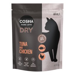 Cosma Air-Dried atún y pollo pienso para gatos - 400 g