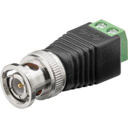 Goobay Conector BNC Macho Negro 10 Unidades