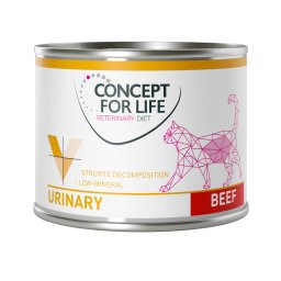 Concept for Life Veterinary Diet Urinary con vacuno para gatos - 12 x 200 g