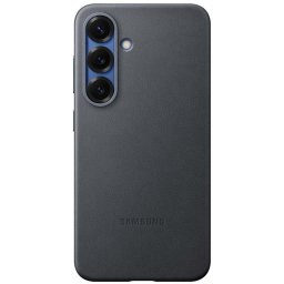 Samsung Funda de Cuero Vegano Negra para Galaxy S25