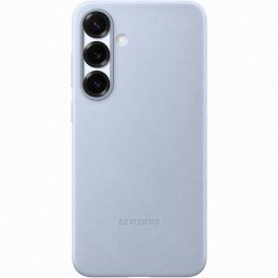 Samsung Funda de Cuero Vegano Azul Claro para Galaxy S25 Plus