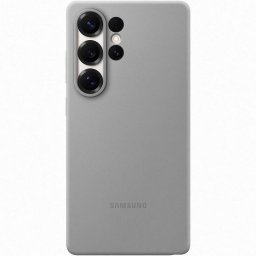 Samsung Funda de Silicona Gris para Galaxy S25 Ultra