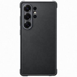 Samsung Funda Rugerizada Negra para Galaxy S25 Ultra
