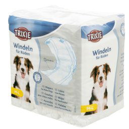 Trixie pañales para perros macho - Talla M–L: 46–60 cm, 12 uds.