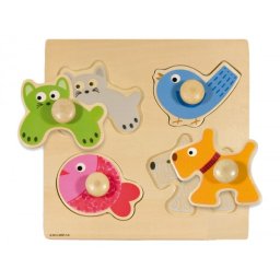 Puzle diset animales domesticos 4 piezas