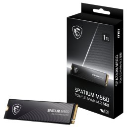 MSI SPATIUM M560 1TB Disco SSD 10200MB/s NVMe PCIe 5.0 M.2 Gen5 3D NAND