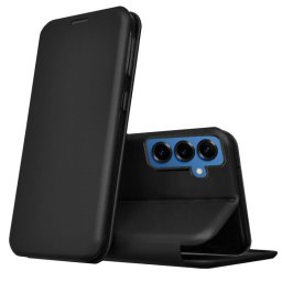 Cool Funda Flip Cover Elegance Negro para Samsung Galaxy S24 Plus / S25 Plus