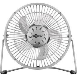 Goobay Ventilador Sobremesa USB 20 cm Gris