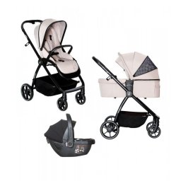 COCHECITO ASALVO TRIO RODAS BEIGE