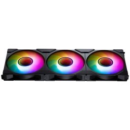 Phanteks M25-120 Gen2 3xkit Ventiladores Argb 120mm Infinity Mirror Flujo De Aire Invertido Negros