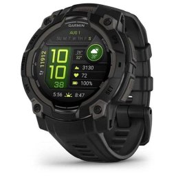 Smartwatch Garmin Instinct 3 AMOLED 1.2" GPS Multibanda Linterna Resistente Negro 53g