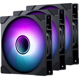 Phanteks M25-140 Gen2 D-RGB PWM Pack Triple Ventilador Suplementario 140mm Negro