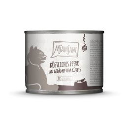 MjAMjAM comida húmeda para gatos 6 x 200 g - caballo deliciosos sobre calabaza al vapor