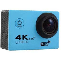 Kinsi H16-5R Cámara Deportiva Wifi Cámara Exterior con Mando a Distancia Azul