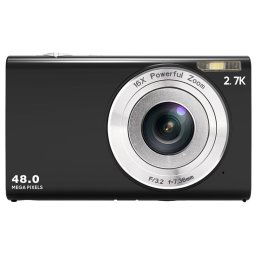 Kinsi DC402 Cámara Digital 2.88" 8MP para Principiantes/Estudiantes/Niños Negra